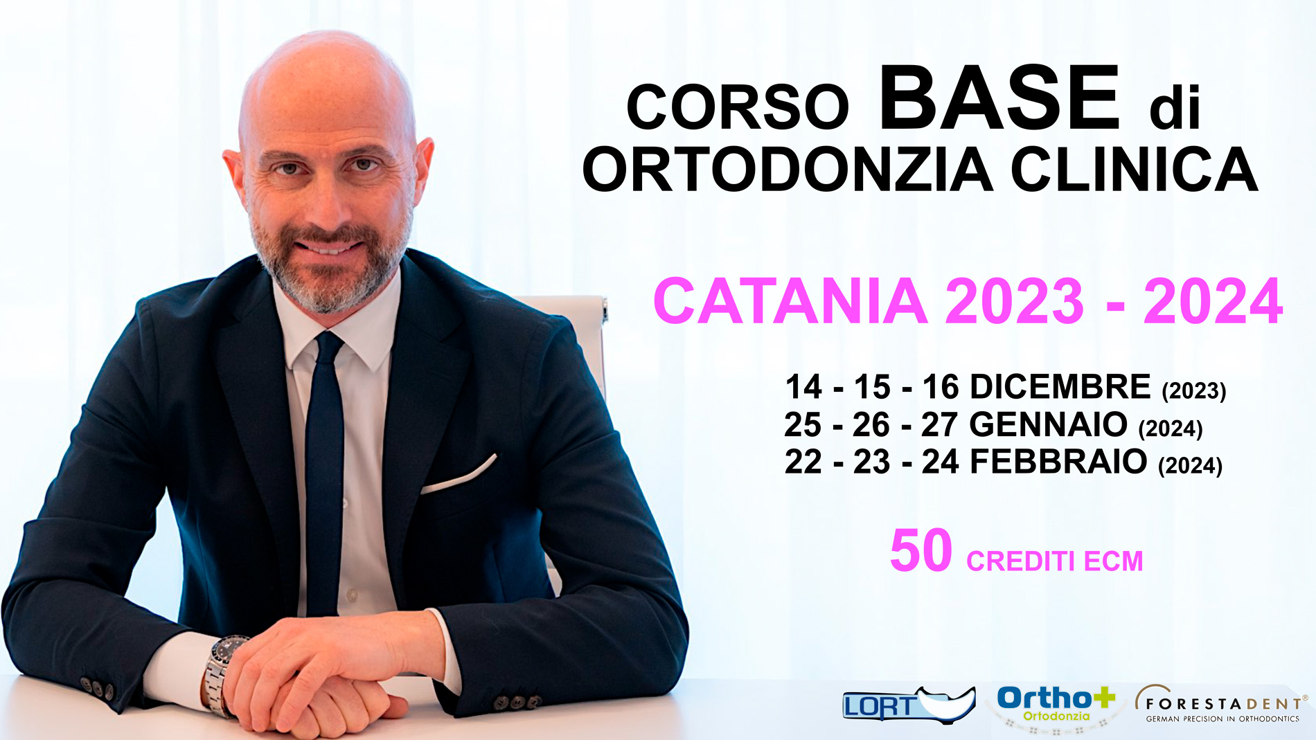 Locandina corso 2023/2024 dott. Francesco Bisello
